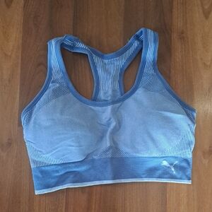 Puma Women's Light Blue Sports Bra